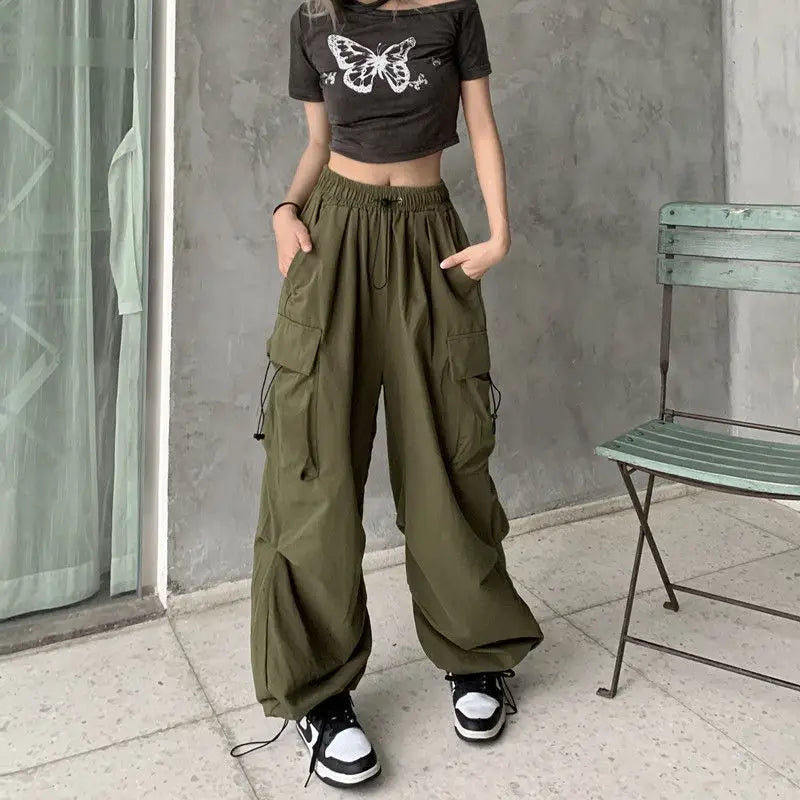 Women Long Cargo Pants Summer