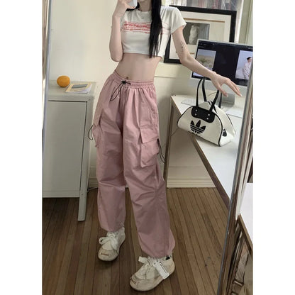 Women Long Cargo Pants Summer