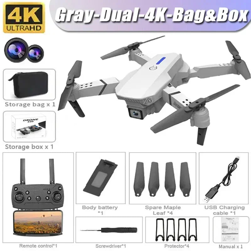 2024 E88Pro RC Drone 4K Professinal With 1080P